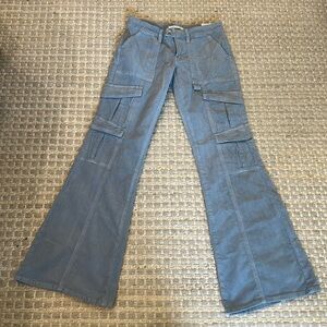 Pacsun light corduroy cargo pants sz 24